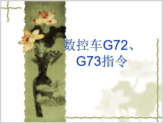 سG72G73ָ(PPT 20ҳ)